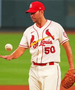 Adam Wainwright Baseball Player Diamond Painting Art