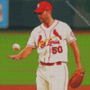 Adam Wainwright Baseball Player Diamond Painting Art