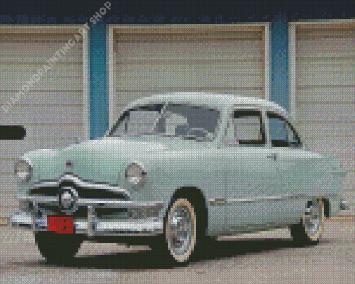 Aesthetic 1950 Ford Diamond Painting Art