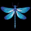 Aesthetic Blue Dragonfly Diamond Painting Art