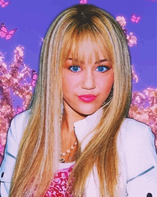 Aesthetic Hannah Montana Diamond Painting Art