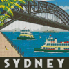 Aesthetic Harbour Bridge Diamond Painting Art