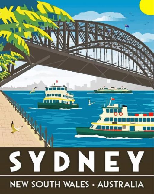 Aesthetic Harbour Bridge Diamond Painting Art