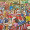 American Diner Diamond Painting Art