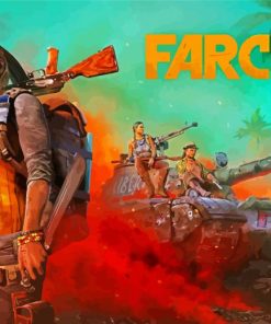 Far Cry 6 Game Poster Diamond Painting Art
