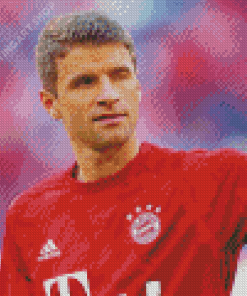 Football Player Thomas Muller Diamond Painting Art