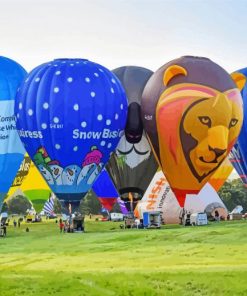 Hot Air Balloons Briston Diamond Painting Art