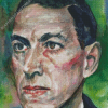 Howard Phillips Lovecraft Portrait Diamond Painting Art
