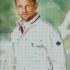 Jenson Race Car Driver Diamond Painting Art