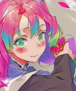 Mitsuri Anime Girl Diamond Painting Art