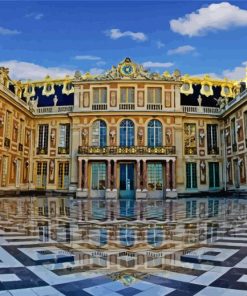 Palace Of Versailles Reflection Diamond Painting Art