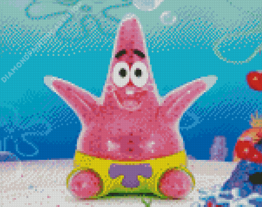 Patrick Star Diamond Painting Art