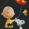 Peanuts Charlie Diamond Painting Art