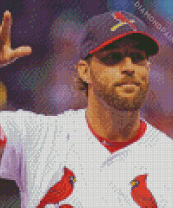 Pitcher Adam Wainwright Diamond Painting Art