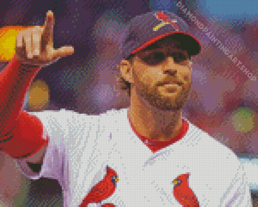 Pitcher Adam Wainwright Diamond Painting Art