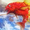 Pokemon Magikarp Fish Diamond Painting Art