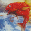 Pokemon Magikarp Fish Diamond Painting Art