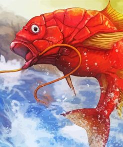 Pokemon Magikarp Fish Diamond Painting Art