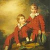 Portrait Of The Binning Children By Henry Raeburn Diamond Painting Art