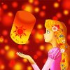 Rapunzel Tangled Lantern Diamond Painting Art