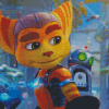 Ratchet And Clank Diamond Painting Art