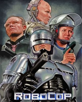 Robocop Movie Characters Diamond Painting Art