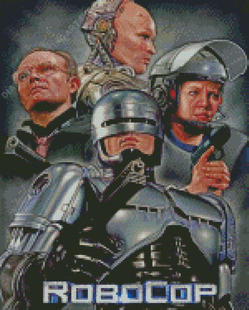 Robocop Movie Characters Diamond Painting Art