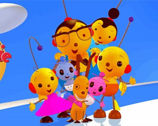 Rolie Polie Olie Cartoon Diamond Painting Art