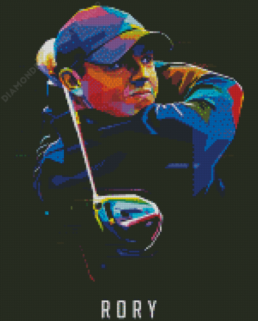 Rory McIlroy Art Diamond Painting Art