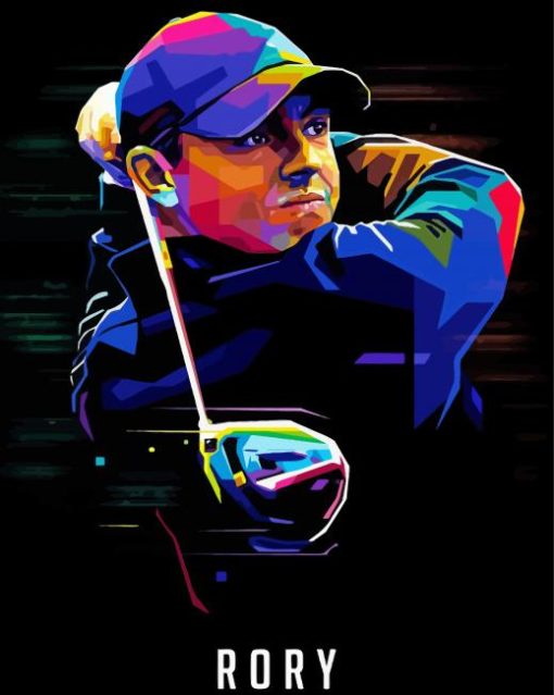 Rory McIlroy Art Diamond Painting Art