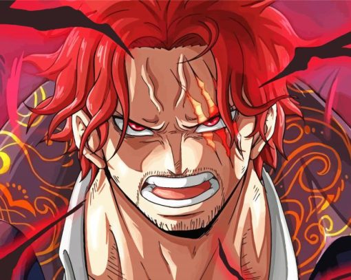 Shanks One Piece Manga Anime Diamond Painting Art