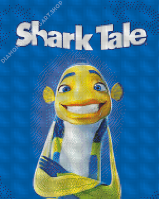 Shark Tale Poster Diamond Painting Art
