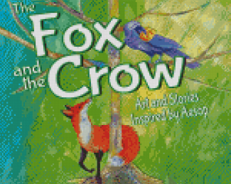 The Fox And The Crow Story Poster Diamond Painting Art