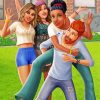 The Sims 4 Game Characters Diamond Painting Art