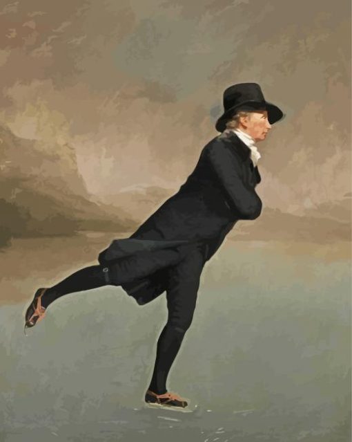 The Skating Minister By Henry Raeburn Diamond Painting Art