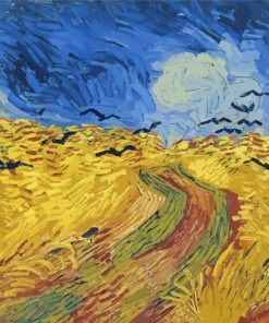 Van Gogh Wheatfield With Crows Diamond Painting Art