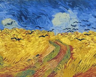 Van Gogh Wheatfield With Crows Diamond Painting Art