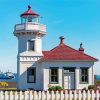 Washington Lighthouses Diamond Painting Art