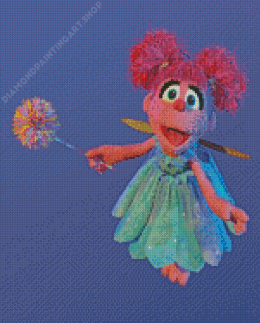 Abby Cadabby Sesame Street Character Diamond Painting Art