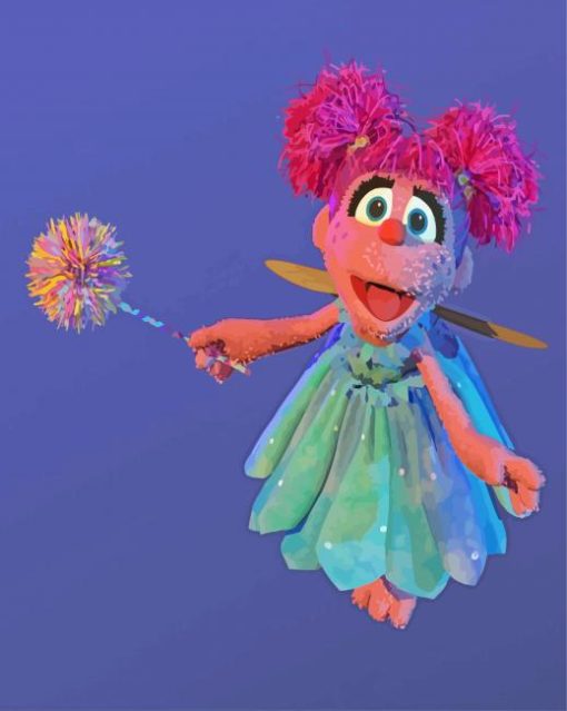 Abby Cadabby Sesame Street Character Diamond Painting Art