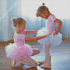 Adorable Ballerina Children Diamond Painting Art