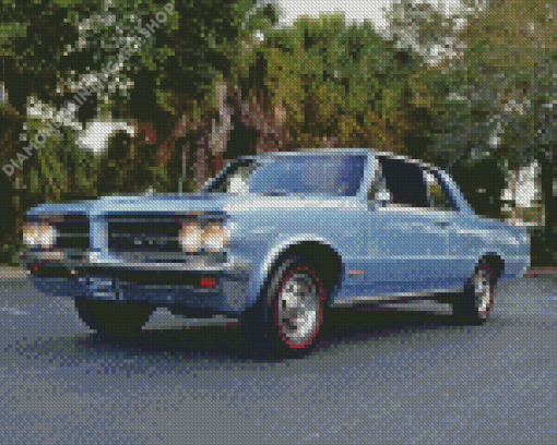 Aesthetic 1964 GTO Car Diamond Painting Art