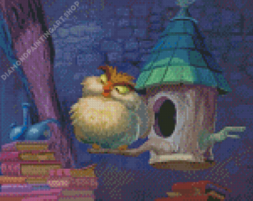 Aesthetic Archimedes From Sword And The Stone Diamond Painting Art