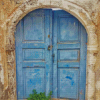 Aesthetic Greek Door Diamond Painting Art