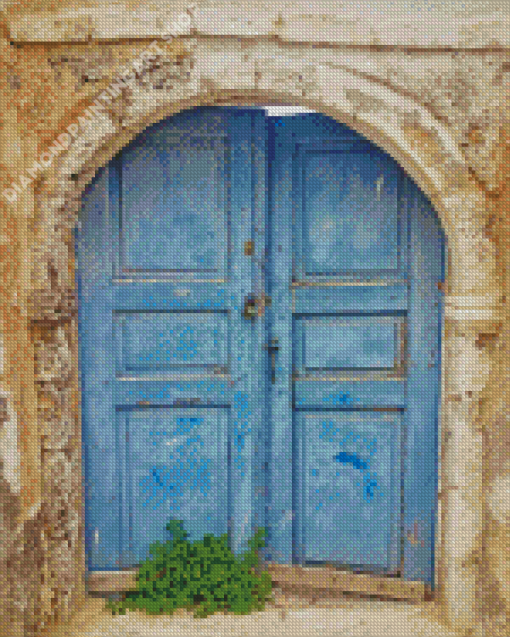 Aesthetic Greek Door Diamond Painting Art