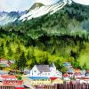 Aesthetic Ketchikan Art Diamond Painting Art