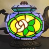 Aesthetic Victorian Teapot Lamp Diamond Painting Art