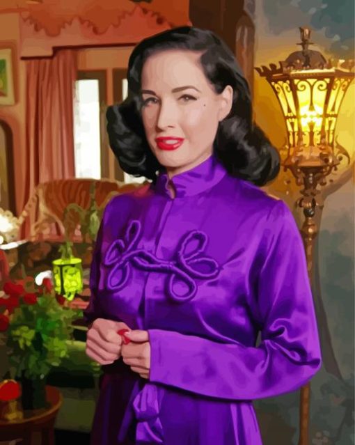 Aesthetic Dita Von Teese Diamond Painting Art