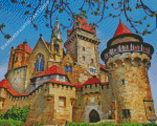 Austrian Castle Building Diamond Painting Art