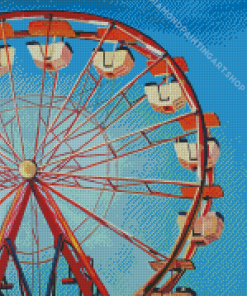 Big Circus Wheel Diamond Painting Art
